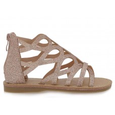 EXE KIDS πέδιλο ροζ Glitter